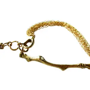 Twig Chain Bracelet 14kt