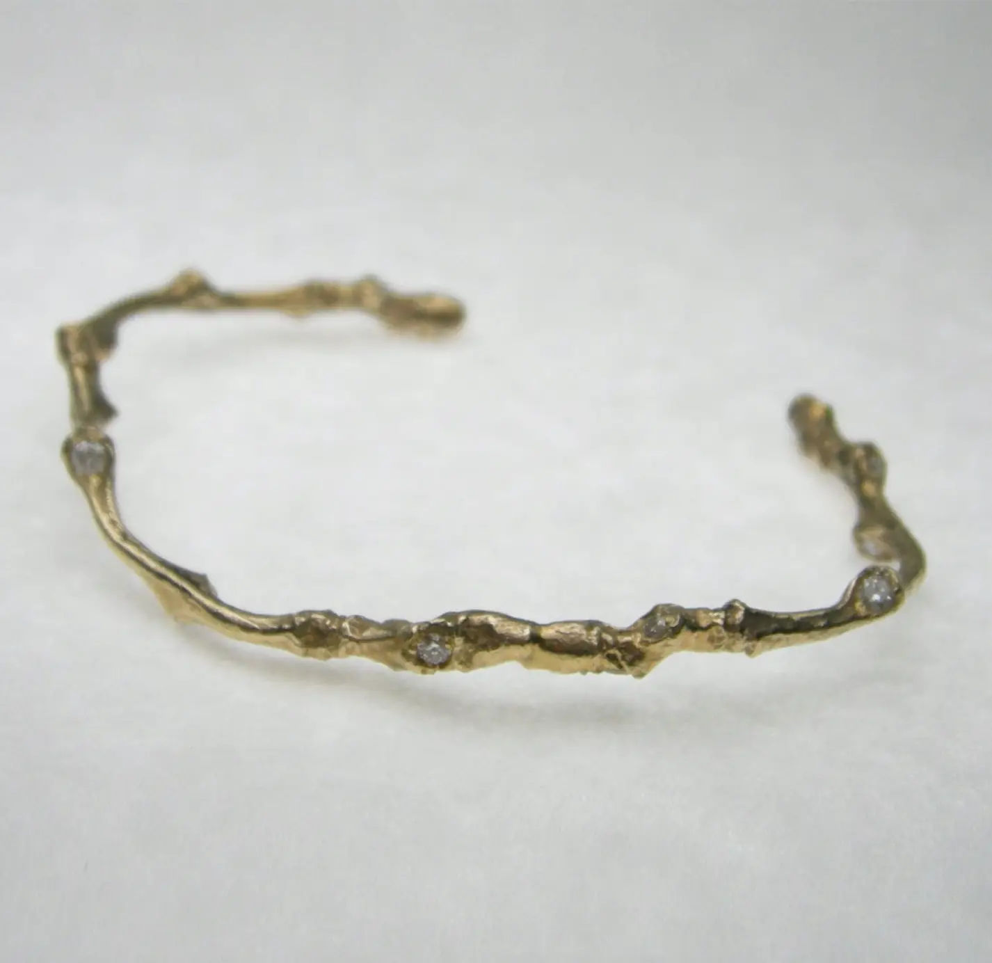 Twig Cuff 14kt Diamonds Twig Cuff 14kt Diamonds