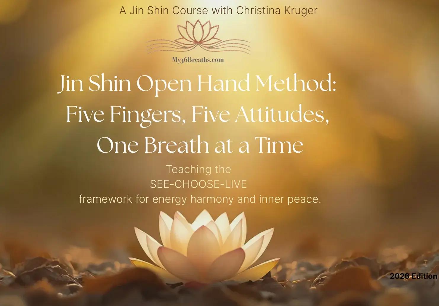 Jin Shin – Open Hand Method: Five Fingers, Five Attitudes